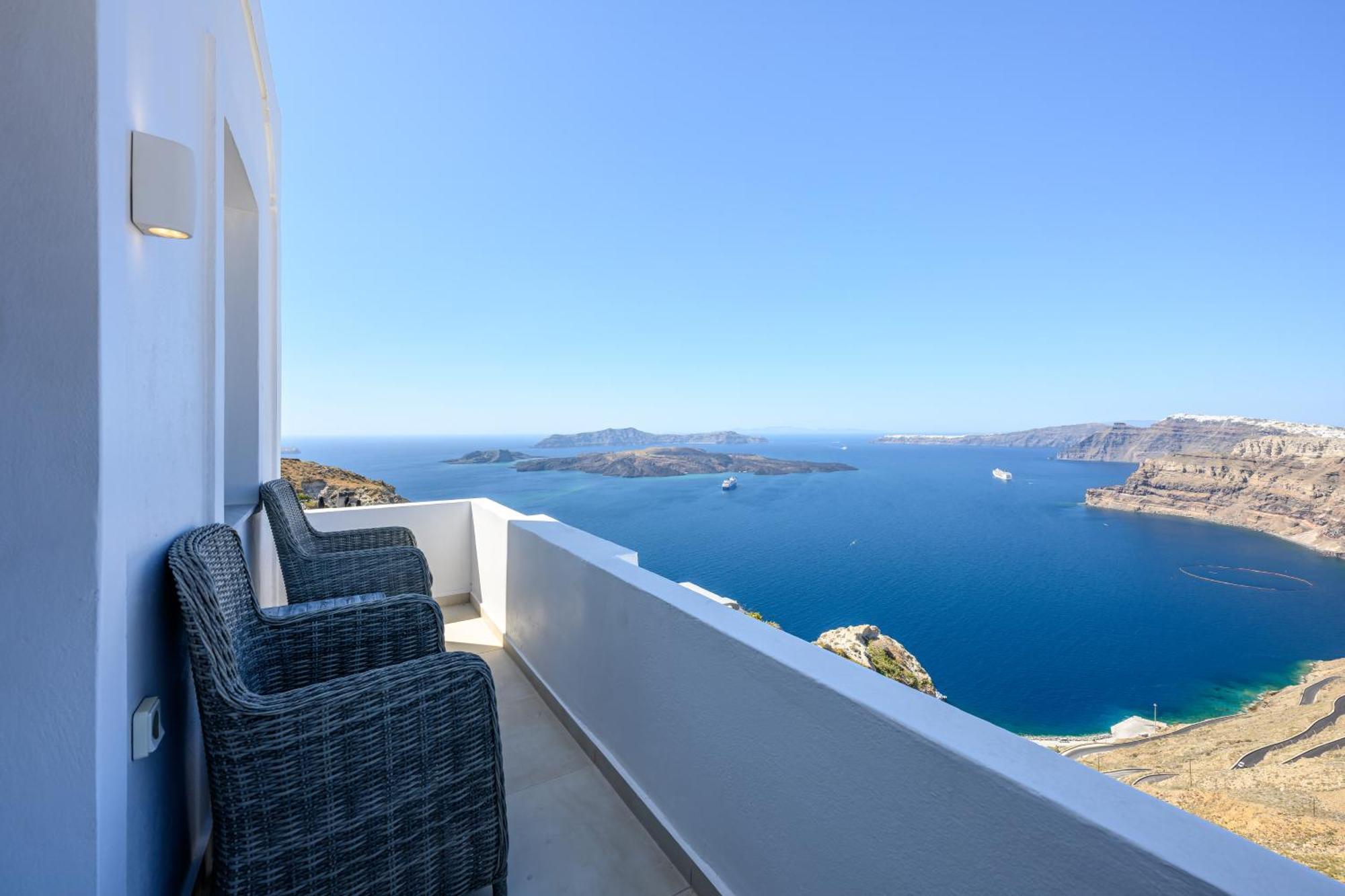 Spectacular View Caldera St V Apartment Megalochori  Ngoại thất bức ảnh